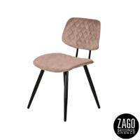 Lizzy chaise en velours beige H43