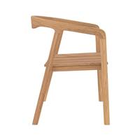 Tenay chaise de jardin en bois de teck massif