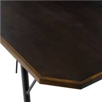 Naya table à manger 200x90cm en bois de manguier multicolore et métal