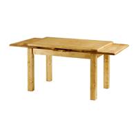 Oregon table à manger en pin massif 120-200cm avec 2 allonges