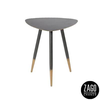 Rikke table basse en fer noir L45