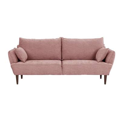Becca canapé 3 places tissu rose