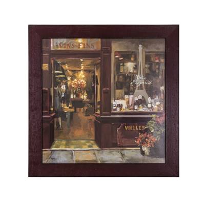 Set 2 tableaux ATELIER FLORAL-VIN FIN