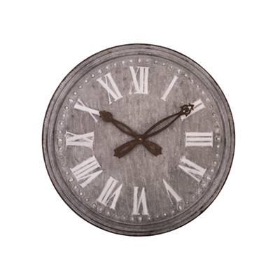 Pendule Zinc antique Ø 80 cm