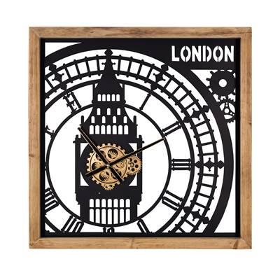 Pendule London avec mécanisme 60 x 60 cm