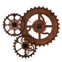 Horloge pendule avec rouages (3 modèles)