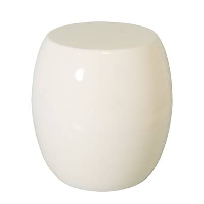 Tabouret métal crème "TAM-TAM"