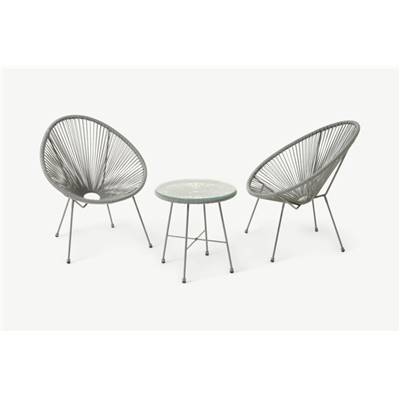 Royalcraft ensemble table et chaises de jardin gris
