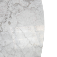 Nadara plateau de table en marbre blanc ø120