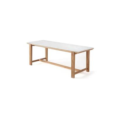 Campa table à manger marbre blanc