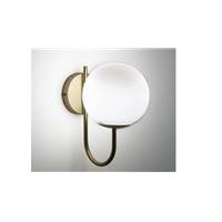 Manisa applique laiton et verre opaline