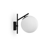 Atheiss applique mtal noir et sphre blanche