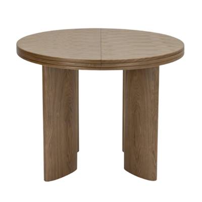 Ronda table à manger extensible en bois de noyer 4-8pers