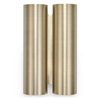 Rosalie applique murale style jumelle aluminium laitonné