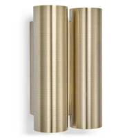 Rosalie applique murale style jumelle aluminium laitonné