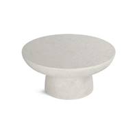 Zenadie table basse intérieur/extérieur en fibre de verre moulée