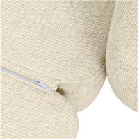 Vico canapé convertible en tissu tweed sable