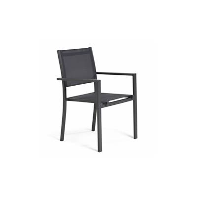 Nice fauteuil alu anthracite