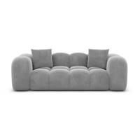 Cotton canapé 2 places en velours gris clair