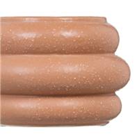 Amell vase orange en céramique granuleux Ø18cm