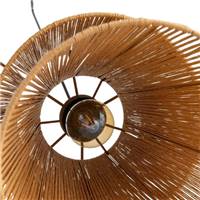 Mallow suspension en corde de papier ronde 2 niveaux Ø50cm