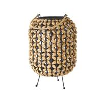 Buri lampe métal et jacinthe d'eau noir
