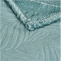 Zoa plaid en flanelle relief vert 130x160