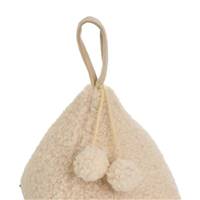 Ouideco cale-porte forme triangle écru