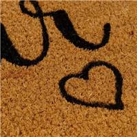 Ballas paillason Bonjour fibre de coco 60x40