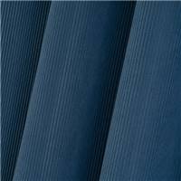 Canale rideau en velours côtelé bleu cobalt 140x260