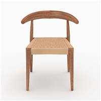 Blaise chaise en bois de teck et cordage loom