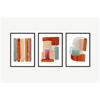 Abstract lot de 3 illustrations, Rebecca Hoyes