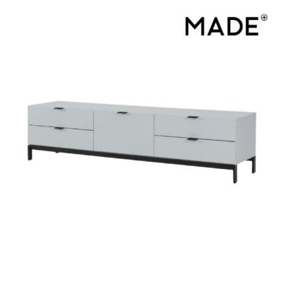 Marcell grand meuble TV de couleur Gris clair