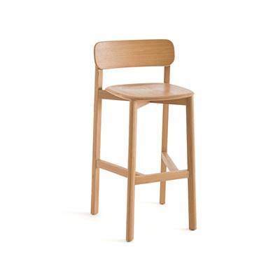 Baptistin chaise de bar chêne design