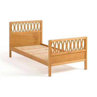 Luma lit vintage bois 90x190