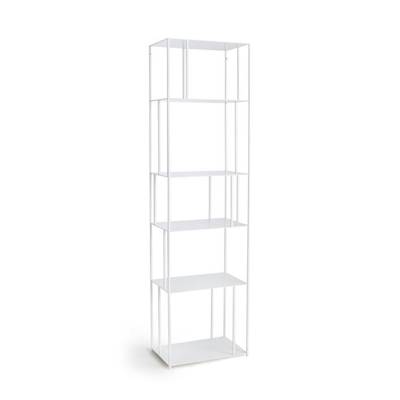 Rallepal bibliothèque métal blanc