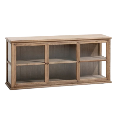 Girvinia vitrine chêne clair naturel