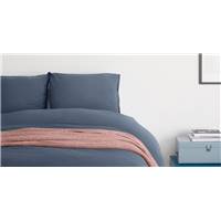 Alexia parure de lit bleu indigo 135x200