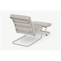 Bedford fauteuil et repose-pieds écru