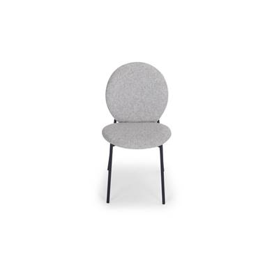 Roots chaise tissu gris dorian et noir