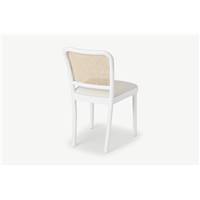Raleigh chaise rotin et blanche