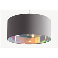 Oro abat-jour simple 45cm gris et iridescent