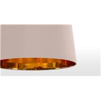 Oro abat-jour conique XL rose et cuivre