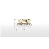 Onyx plafonnier laiton et verre ombré gris