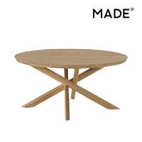 Abbon table basse chne massif naturel