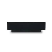 Eclipse table basse bois frêne noir glossy