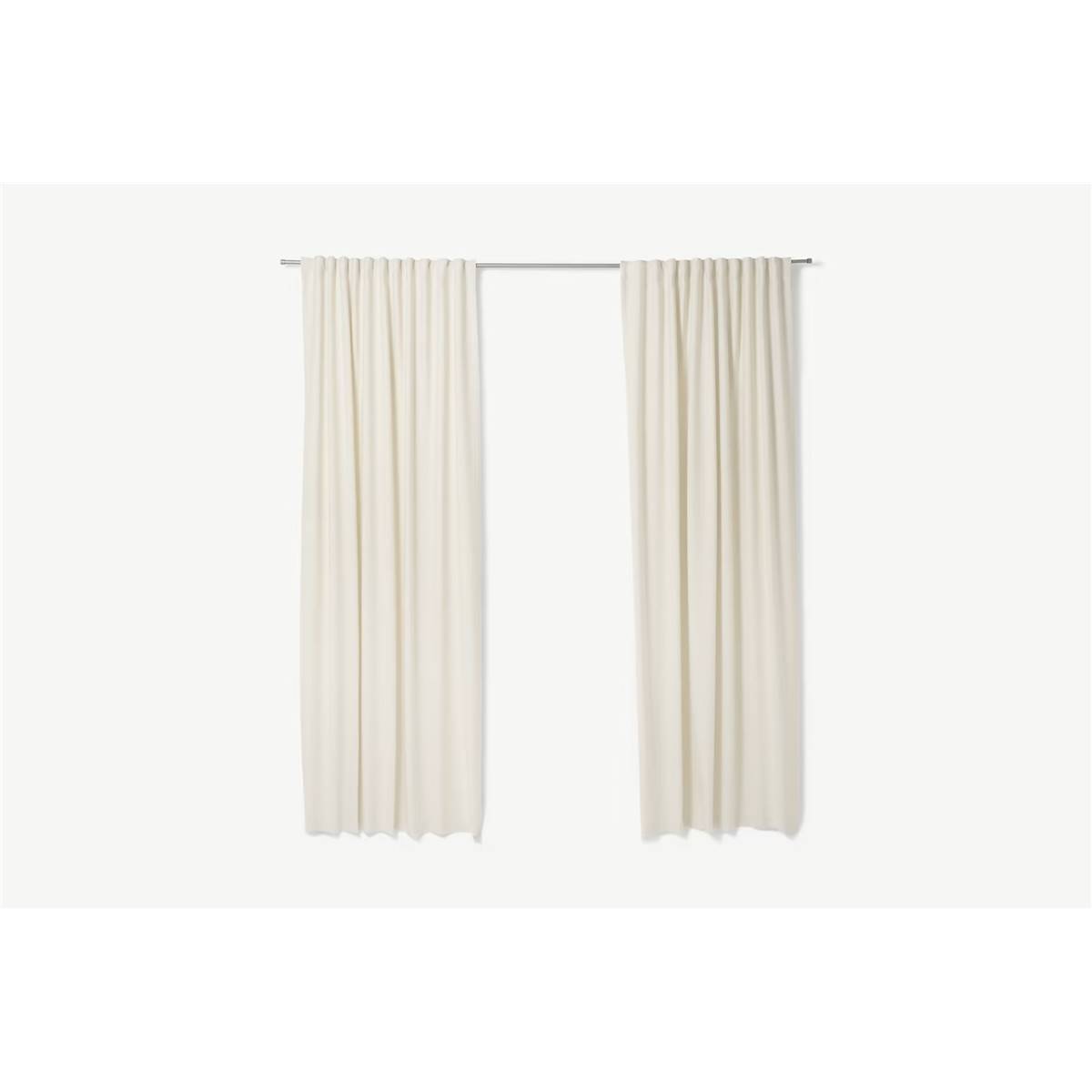Elena paire de rideaux blanc 170x230