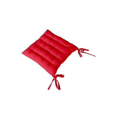 Jaipur galette de chaise rouge 40x40