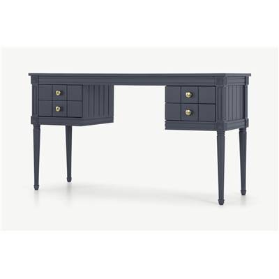 Bourbon bureau vintage bleu ardoise