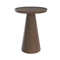 Bernina table d'appoint en placage noyer D40cm